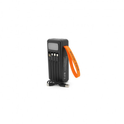Батарея універсальна ACL 30000mAh, Solar, 22.5W, cables Type-C + Lighting, Black (ACL PW-141)