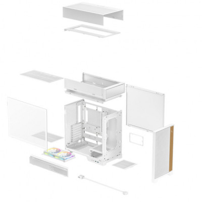 Корпус для ПК Deepcool CL660 White (R-CL660-WHNNA0-G-1)