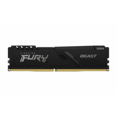 Модуль пам'яті для комп'ютера DDR4 16GB (2x8GB) 3200 MHz Fury Beast Black Kingston Fury (ex.HyperX) (KF432C16BBK2/16)