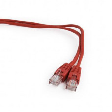 Патч-корд 0.5м, UTP, cat.5e, CCA, red Cablexpert (PP12-0.5M/R)