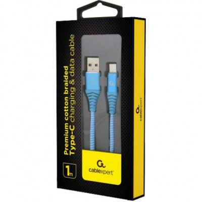 Дата кабель USB 2.0 AM to Type-C 1.0m Cablexpert (CC-USB2B-AMCM-1M-VW)