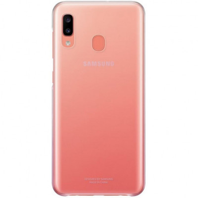 Чохол до мобільного телефона Samsung Galaxy A20 (A205F) Gradation Cover Pink (EF-AA205CPEGRU)