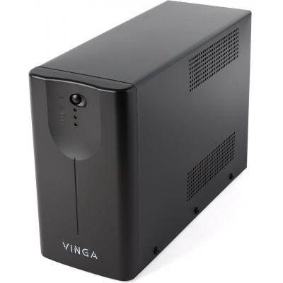 Пристрій безперебійного живлення Vinga LED 800VA metal case with USB (VPE-800MU)