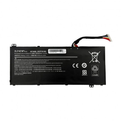 Акумулятор до ноутбука Acer AC14A8L, 4605mAh (52.5Wh), 3cell, 11.4V, Li-ion AlSoft (A71038)