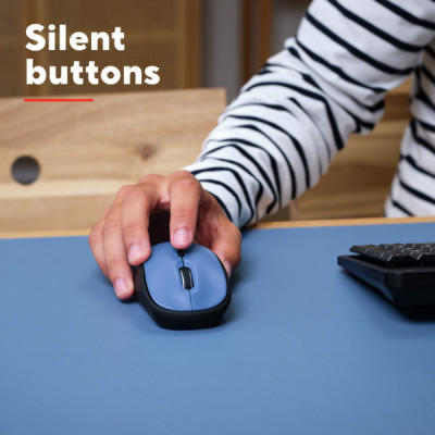 Мишка Trust Yvi+ Silent Wireless/Bluetooth Dark Blue (25514)