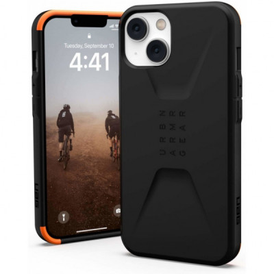 Чохол до мобільного телефона Uag Apple iPhone 14 Civilian, Black (114040114040)