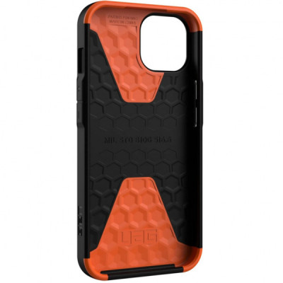 Чохол до мобільного телефона Uag Apple iPhone 14 Civilian, Black (114040114040)