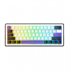 Клавіатура Hator Hellyberry HK60 Mechanical Linear RGB USB UA White/Violet (HK60)