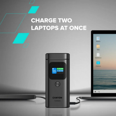 Батарея універсальна Canyon 15000mAh OnPower 150 Qi2 magnetic Grey (CNS-CPB150DG) Батарея універсальна Canyon 15000mAh OnPower 150 Qi2 magnetic Grey (CNS-CPB150DG)