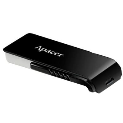 USB флеш накопичувач Apacer 32GB AH350 Black RP USB3.0 (AP32GAH350B-1)