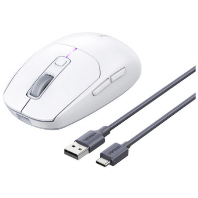 Мишка Ugreen MU103 Wireless/Bluetooth White (15629)
