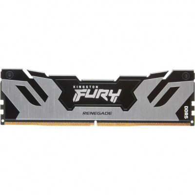 Модуль пам'яті для комп'ютера DDR5 48GB (2x24GB) 8000 MHz Renegade Black/Silver Kingston Fury (ex.HyperX) (KF580C38RSK2-48)