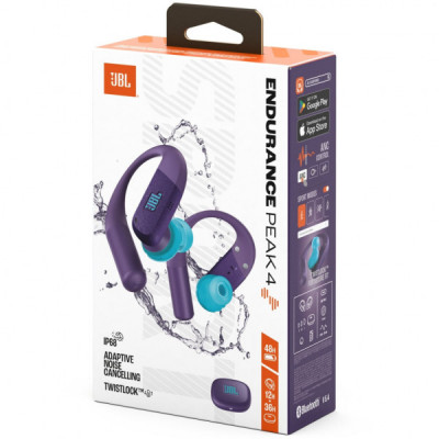 Навушники JBL Endurance Peak 4 Purple (JBLENDUPEAK4PUR) Навушники JBL Endurance Peak 4 Purple (JBLENDUPEAK4PUR)