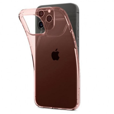 Чохол до мобільного телефона Spigen iPhone 12 / 12 Pro Crystal Flex, Rose Crystal (ACS01518)