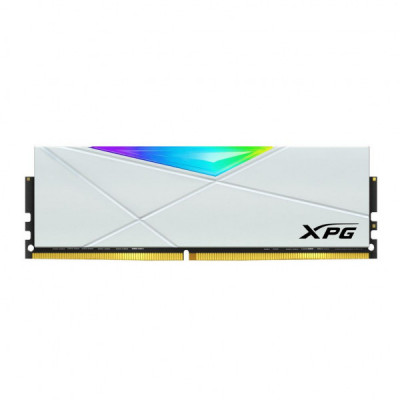 Модуль пам'яті для комп'ютера DDR4 8GB 3600 MHz XPG Spectrix D50 RGB White ADATA (AX4U36008G18I-SW50)