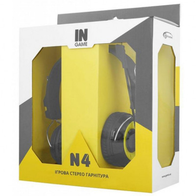 Навушники Gemix N4 Black-Yellow Gaming