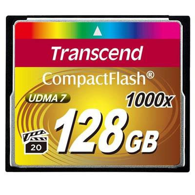 Карта пам'яті Transcend 128Gb Compact Flash 1000x (TS128GCF1000)