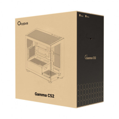 Корпус для ПК OCYPUS GAMMA C52 WH (GAMMA-C52-WHD000XX-GL) Корпус для ПК OCYPUS GAMMA C52 WH (GAMMA-C52-WHD000XX-GL)