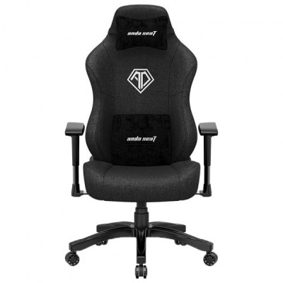 Крісло ігрове Anda Seat Phantom 3 Fabric Size L Black (AD18Y-06-B-F)
