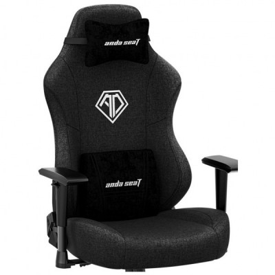 Крісло ігрове Anda Seat Phantom 3 Fabric Size L Black (AD18Y-06-B-F)