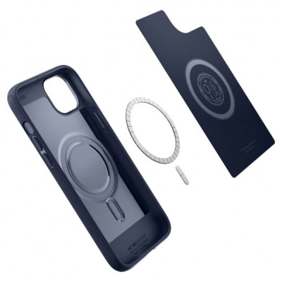 Чохол до мобільного телефона Spigen Apple Iphone 14 Mag Armor MagFit, Navy Blue (ACS05066)