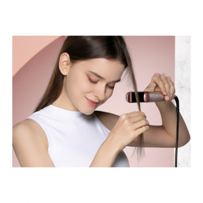 Вирівнювач для волосся Xiaomi Enchen Hair Curling Iron Enrollor Pink / White EU