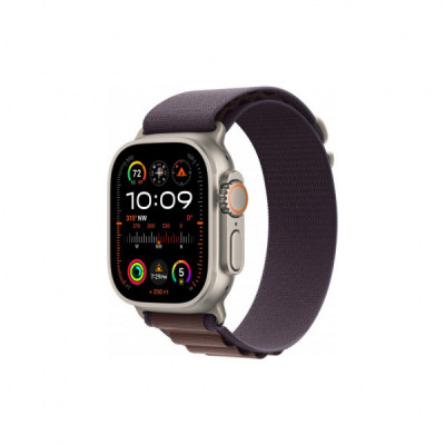 Смарт-годинник Apple Watch Ultra 2 GPS + Cellular, 49mm Titanium Case with Indigo Alpine Loop - Large (MREW3UL/A)