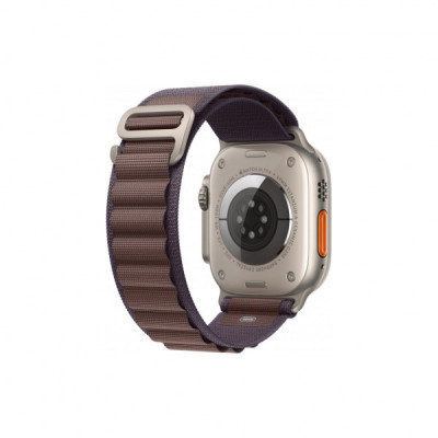 Смарт-годинник Apple Watch Ultra 2 GPS + Cellular, 49mm Titanium Case with Indigo Alpine Loop - Large (MREW3UL/A)