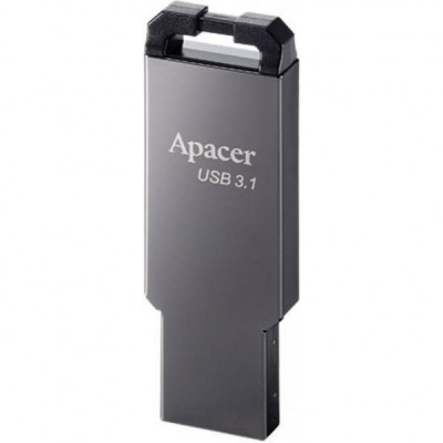 USB флеш накопичувач Apacer 64GB AH360 Ashy USB 3.1 Gen1 (AP64GAH360A-1)