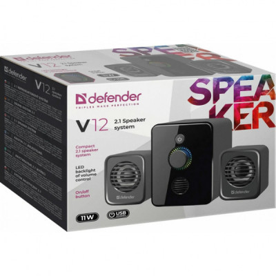 Акустична система Defender V12 USB Black (65212)