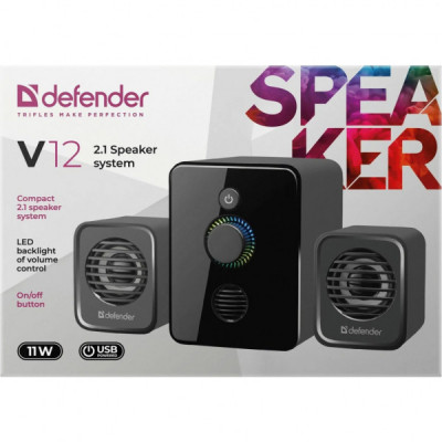 Акустична система Defender V12 USB Black (65212)