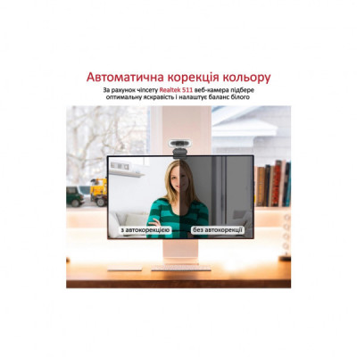 Веб-камера Promate ProCam-3 FullHD USB Black/Silver (procam-3.black)