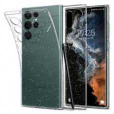 Чохол до мобільного телефона Spigen Samsung Galaxy S22 Ultra Liquid Crystal Glitter, Crystal Qua (ACS03913)