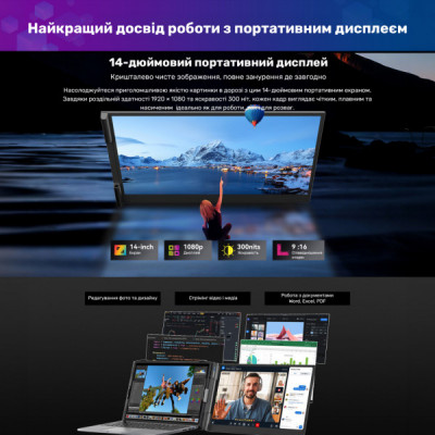 Монітор Blackview Single Screen 14inch (BVSCM6)