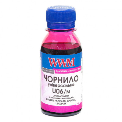 Чорнило WWM Canon/HP/Lexmark 100г Magenta (U06/M-2)