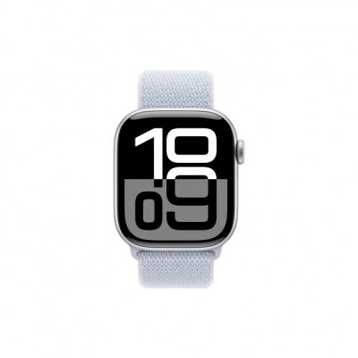 Смарт-годинник Apple Watch Series 10 GPS 42mm Silver Aluminium Case with Blue Cloud Sport Loop (MWWD3QH/A)