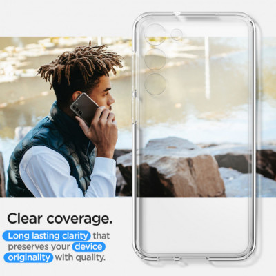 Чохол до мобільного телефона Spigen Samsung Galaxy S23 Ultra Hybrid, Crystal Clear (ACS05714)