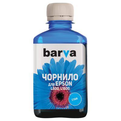 Чорнило Barva EPSON L800/L810/L850/L1800 (T6732) 180г CYAN (L800-411)