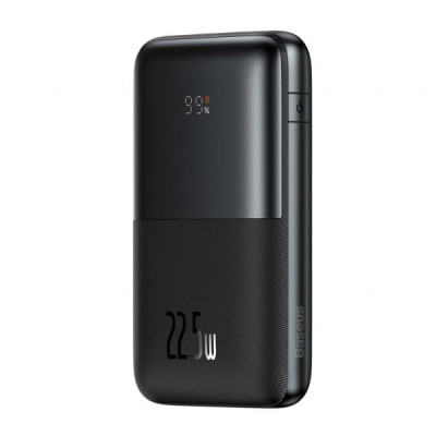 Батарея універсальна Baseus Pro 20000mAh, 22.5W, Black, with USB-A - USB-C 3A 0.3m cable (PPBD040301)