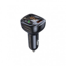 FM модулятор Promate SmarTune 4 USB QC3.0/USB OTG/MICROSD BLACK (smartune-4.black)
