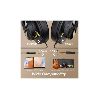 Навушники OneOdio Fusion A70 Bluetooth+3,5мм/6,35мм Black (A70 Black) Навушники OneOdio Fusion A70 Bluetooth+3,5мм/6,35мм Black (A70 Black)