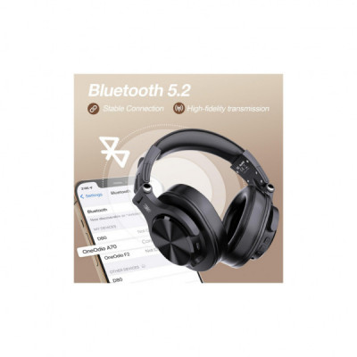 Навушники OneOdio Fusion A70 Bluetooth+3,5мм/6,35мм Black (A70 Black) Навушники OneOdio Fusion A70 Bluetooth+3,5мм/6,35мм Black (A70 Black)
