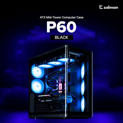 Корпус для ПК Zalman P60BLACK Корпус для ПК Zalman P60BLACK