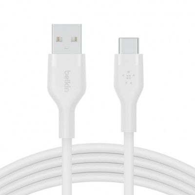 Дата кабель USB 2.0 AM to Type-C 2.0m white Belkin (CAB008BT2MWH)