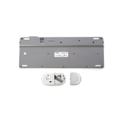 Комплект Maxxter KMS-WCM-03G-UA Wireless Gray/White (KMS-WCM-03G-UA)