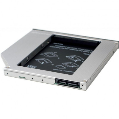 Фрейм-перехідник Grand-X HDD 2.5'' to notebook 9.5 mm ODD SATA/mSATA (HDC-24N)