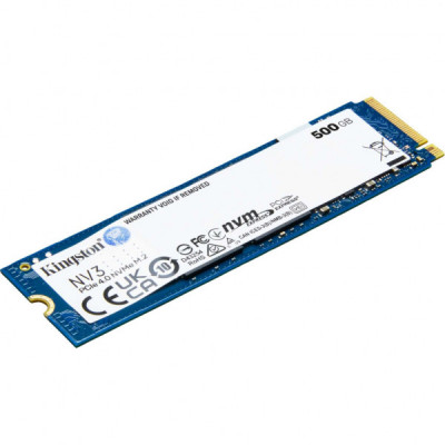 Накопичувач SSD M.2 2280 500GB Kingston (SNV3S/500G)