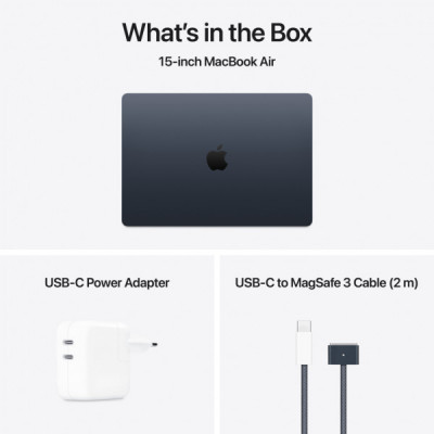 Ноутбук Apple MacBook Air 15 M4 A3241 Midnight (MC6L4UA/A)