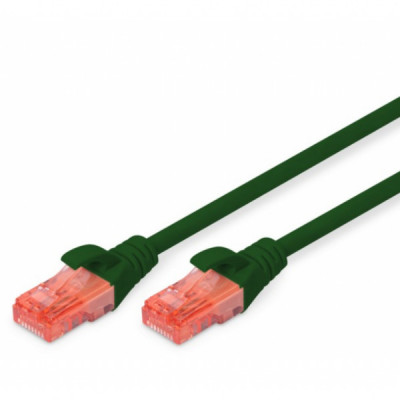 Патч-корд 1м, CAT 6 UTP, AWG 26/7, Cu, LSZH, green Digitus (DK-1617-010/G)