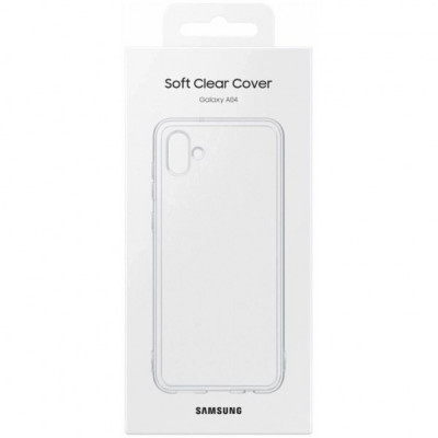 Чохол до мобільного телефона Samsung Samsung A04 Soft Clear Cover Transparency (EF-QA045TTEGRU)